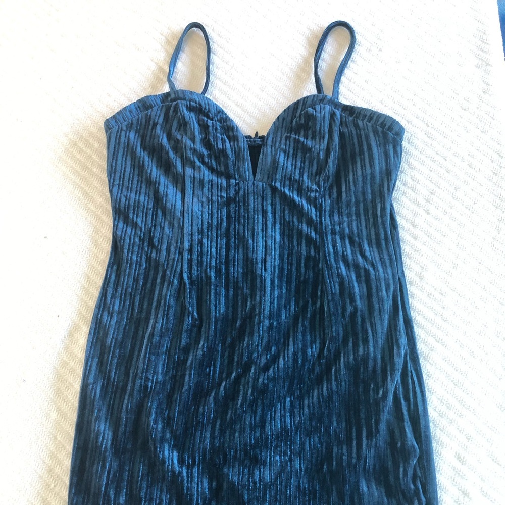 Blue Velvet MiniDress